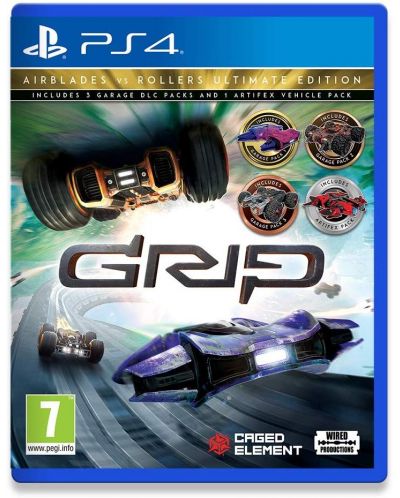 GRIP: Combat Racing - Airblades vs Rollers - Ultimate Edition (PS4) - 1
