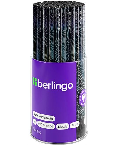 Creion grafit Berlingo - Electric, HB, asortiment - 2