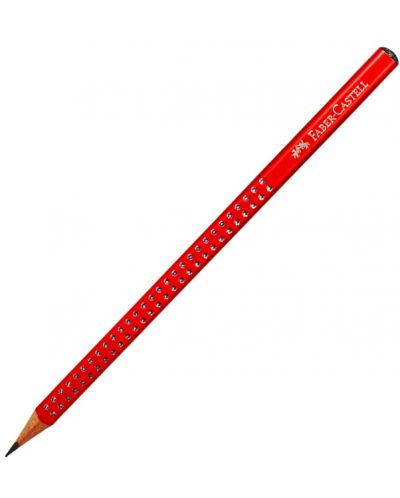 Faber-Castell Sparkle Graphite Pencil - Candy Red - 1