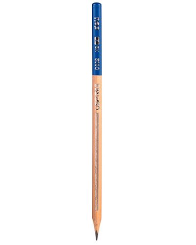 Creion grafit Deli Uspire - EC002-HB, HB, sortiment - 1