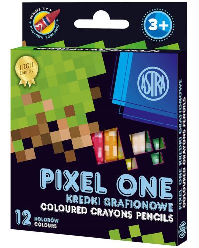 Pasteluri grafice Astra Pixel One - 12 culori - 1