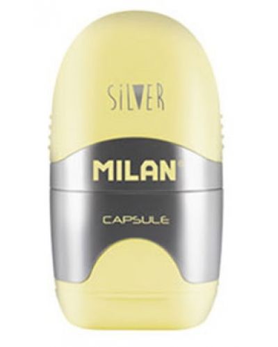 Radiera cu ascutitoare Milan - Silver, sortiment - 1