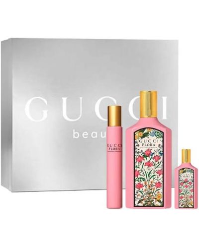 Gucci Set Flora Gorgeous Gardenia - Apă de parfum, 100 + 10 + 5 ml