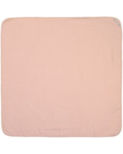 Păturică cu glugă Lassig - Cozy Care, 90 x 90 cm, roz - 3
