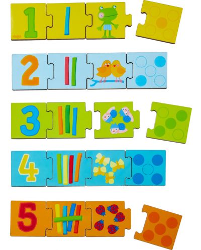 Puzzle-joc pentru copii Haba - Potriviri cu numere - 3