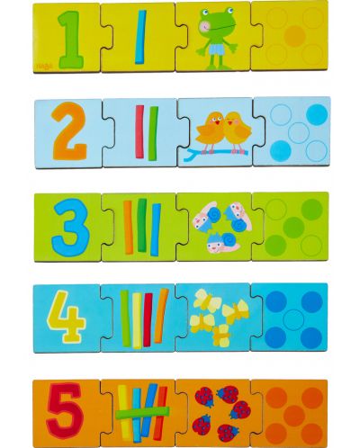 Puzzle-joc pentru copii Haba - Potriviri cu numere - 2