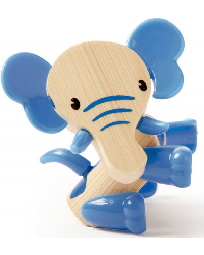 Jucarie pentru copii din bambus Hape - Animal mini Elefant - 1