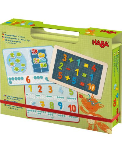 Joc magnetic pentru copii Haba - Matematica, in cutie - 1