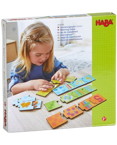 Puzzle-joc pentru copii Haba - Potriviri cu numere - 1