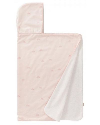 Prosper cu glugă Fresk - Drops chintz, 100 x 75 cm roz - 1