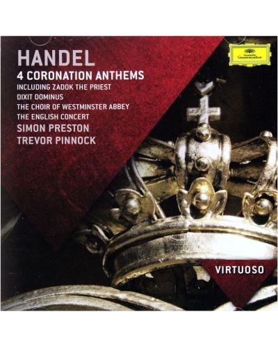 Handel: 4 Coronation Anthems Including Zadok The Priest; Dixit Dominus - (CD) - 1