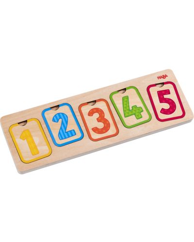 Puzzle din lemn Haba - Numere - 2