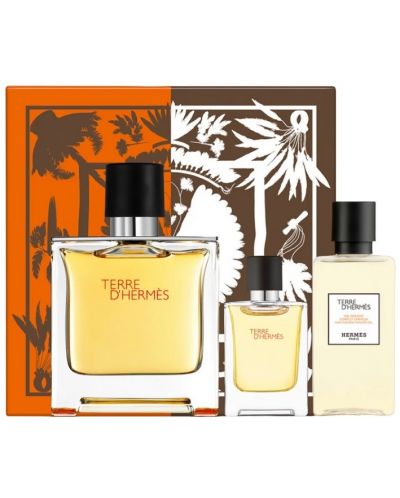 Hermes Terre D’Hermès Set - Apă de parfum, 75 și 5 ml + Gel de duș, 40 ml - 1