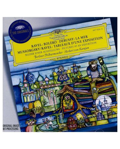 Herbert von Karajan - Ravel: Bolero / Debussy: La Mer / Mussorgsky: Pictures At an Exhibition (CD) - 1