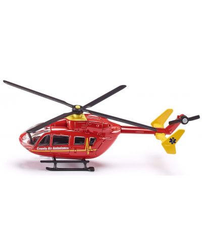 Jucarie metalica Siku - Elicopter de salvare, 1:87 - 1