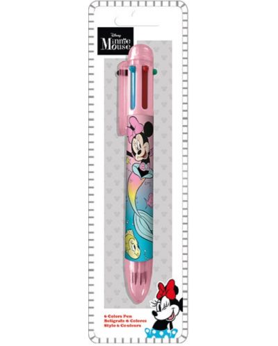 Stilou de licență pentru copii 6 culori - Minnie - 2
