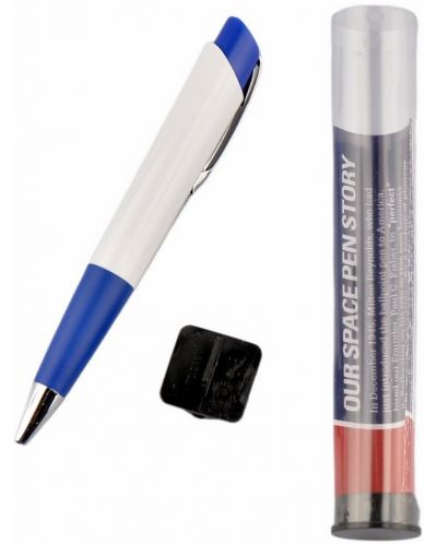 Stilou Fisher Space Pen Eclipse - alb și albastru, cu baril - 2
