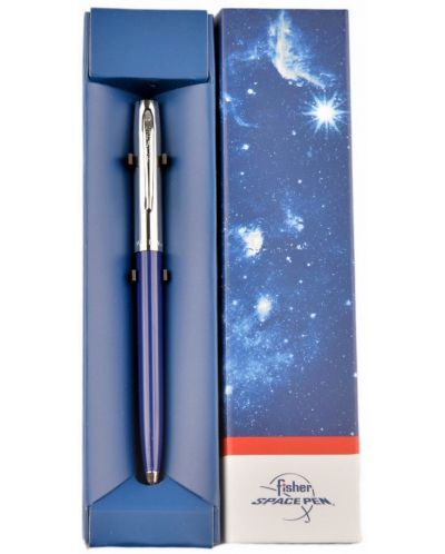 Pix Fisher Space Pen Cap-O-Matic - 775 Chrome, albastru - 2