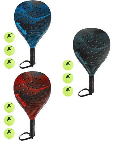 Racheta de padel tenis Toi Toys - Adrenix, cu 3 bile, sortiment  - 1