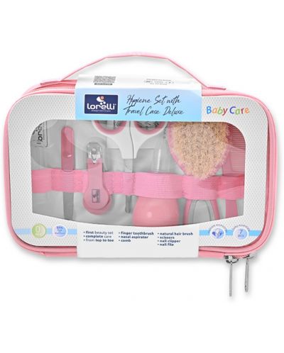 Set de igienă cu suport Lorelli Baby Care - Deluxe, Blush Pink - 3