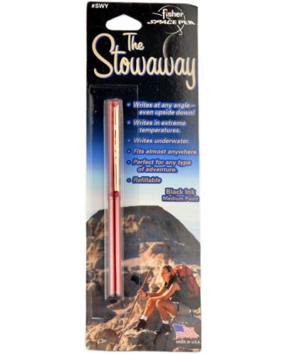 Fisher Space Pen Stowaway - aluminiu anodizat roșu - 5