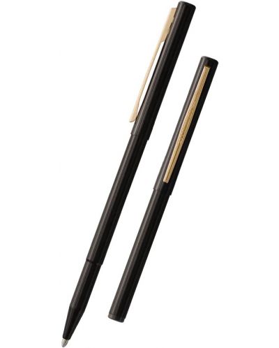 Pix Fisher Space Pen Stowaway - Black Anodized Aluminium - 3