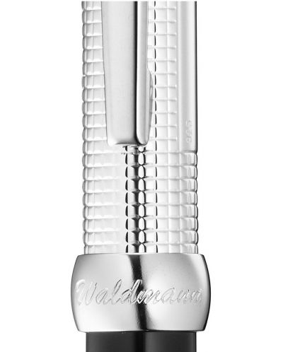 Waldmann Stilou de șah - W0069, argintiu, lac negru - 2