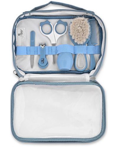 Set de igienă cu suport Lorelli Baby Care - Deluxe, Moonlight Blue - 2