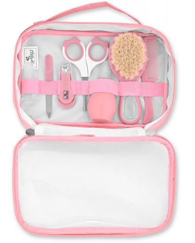 Set de igienă cu suport Lorelli Baby Care - Deluxe, Blush Pink - 2