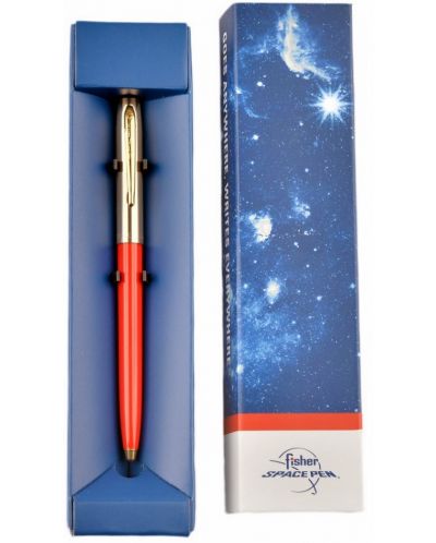 Pix Fisher Space Pen Cap-O-Matic - 775 Brass, roșu - 2