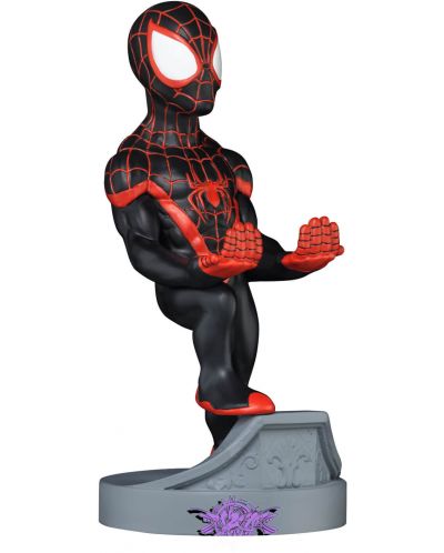 Suport telefon EXG Marvel: Spider-Man - Miles Morales, 20 cm - 2