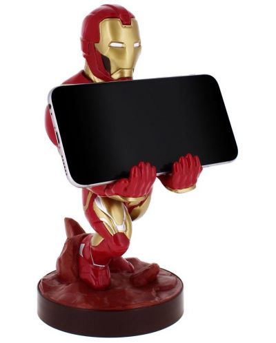 Suport EXG Cable Guy Marvel - Iron Man, 20 cm - 4