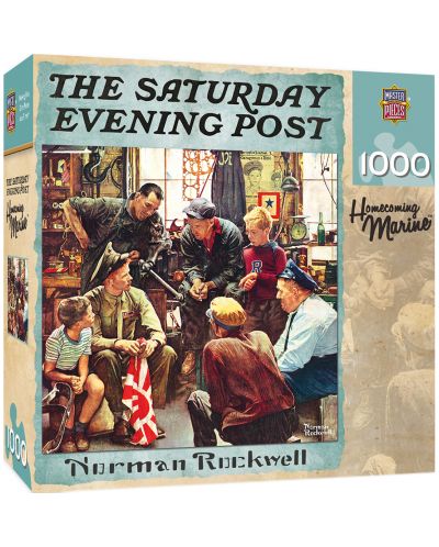 Puzzle Master Pieces de 1000 piese - Marinarii се intorc acasa, Norman Rockwell - 1