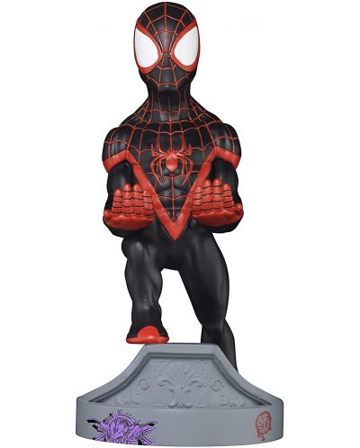 Suport telefon EXG Marvel: Spider-Man - Miles Morales, 20 cm - 1