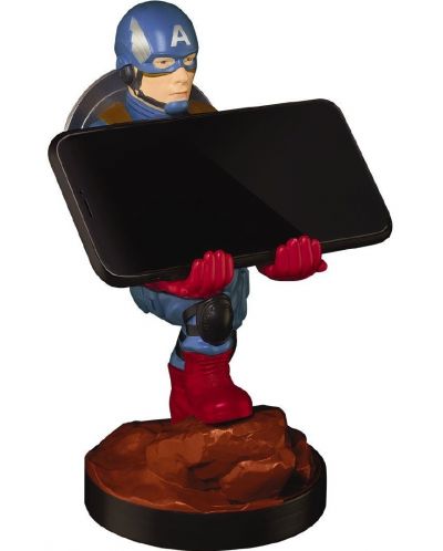 Suport EXG Cable Guy Marvel - Captain America, 20 cm - 2