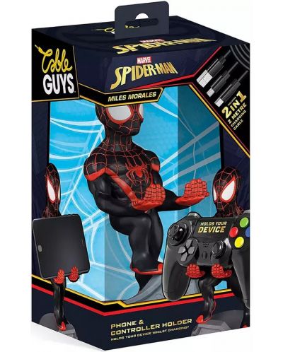 Suport telefon EXG Marvel: Spider-Man - Miles Morales, 20 cm - 9