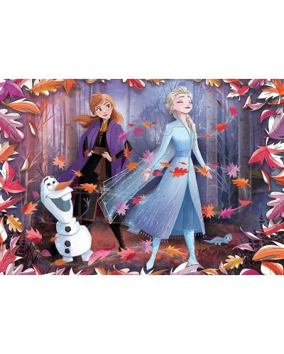Puzzle holografic Clementoni de 104 piese - SuperColor Disney Frozen 2 - 2