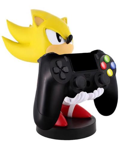 Holder EXG Cable Guy Games: Sonic - Super Sonic, 20 cm - 2