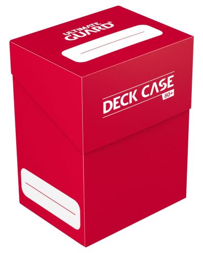 Ultimate Guard Deck Case 80+ Standard Size Red - 1
