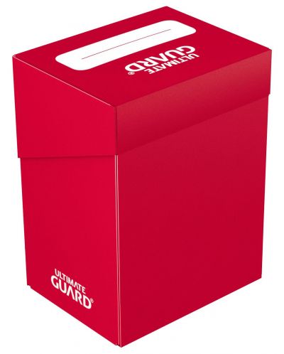 Ultimate Guard Deck Case 80+ Standard Size Red - 2