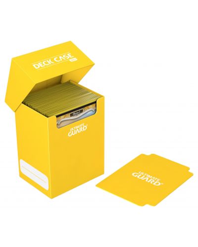 Ultimate Guard Deck Case 80+ Standard Size Yellow - 4