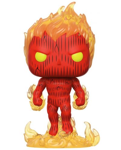 Figurina Funko Pop! Marvel: Fantastic Four - Human Torch - 1
