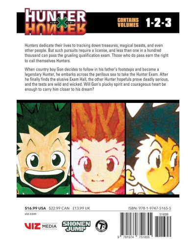 Hunter x Hunter (3-in-1 Edition), Vol. 1 | Ozone.ro