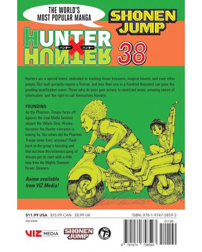 HUNTER ✖️ HUNTER Hunter x Hunter, Vol. 38 | Ozone.ro