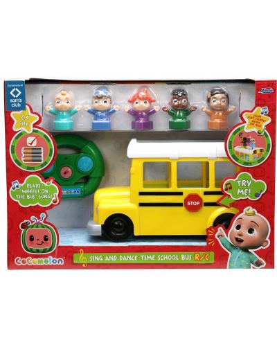 Jucărie cu telecomandă Jada - Autobuz și sortator Cocomelon - 10
