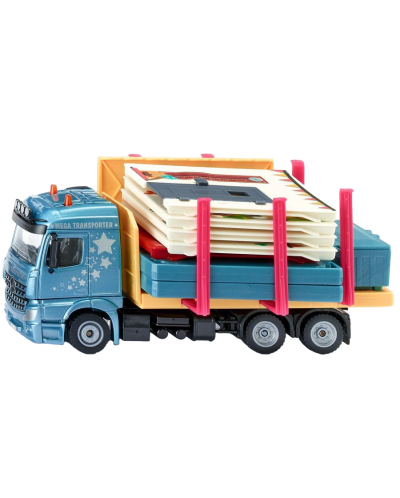 Siku Toy Set - Camion cu casă prefabricată, 1:50 - 1