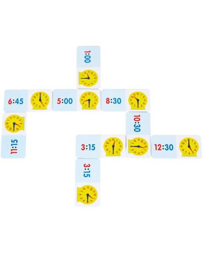 Joc de domino Learning Resources - Orele zilei - 2