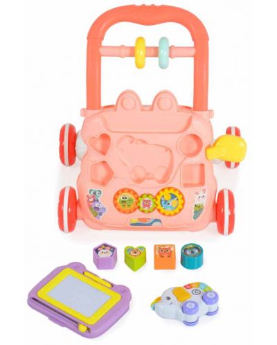 Jucărie multifuncțională Moni Toys - Elefant, roz - 4