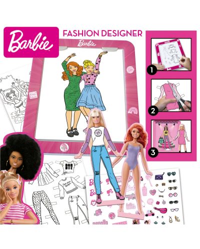 Set de joc  Educa - Barbie Designer de modă - 3