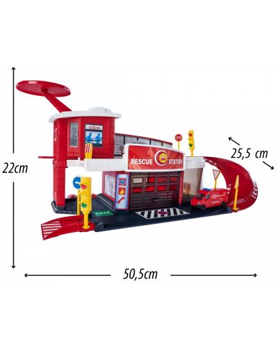 Set de jucării Majorette - Stație de salvare cu ambulanță - 6